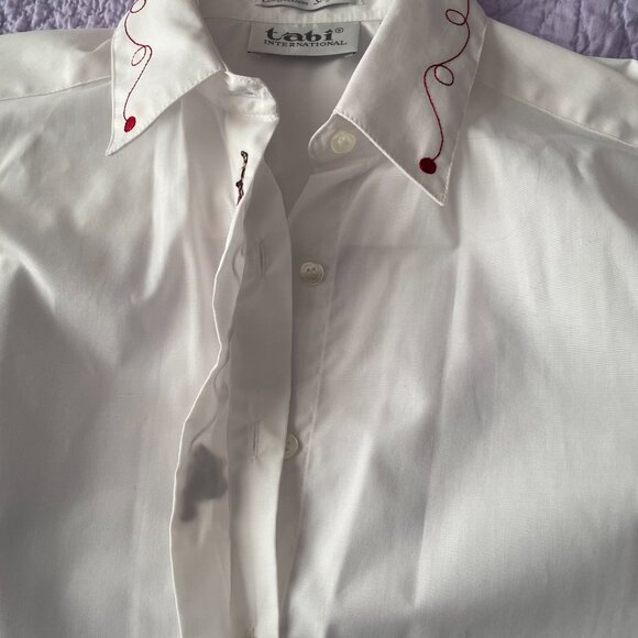 Vintage 1990s NWOT Kitten Embroidered Long Sleeve Button Down Shirt - Picture 10 of 11